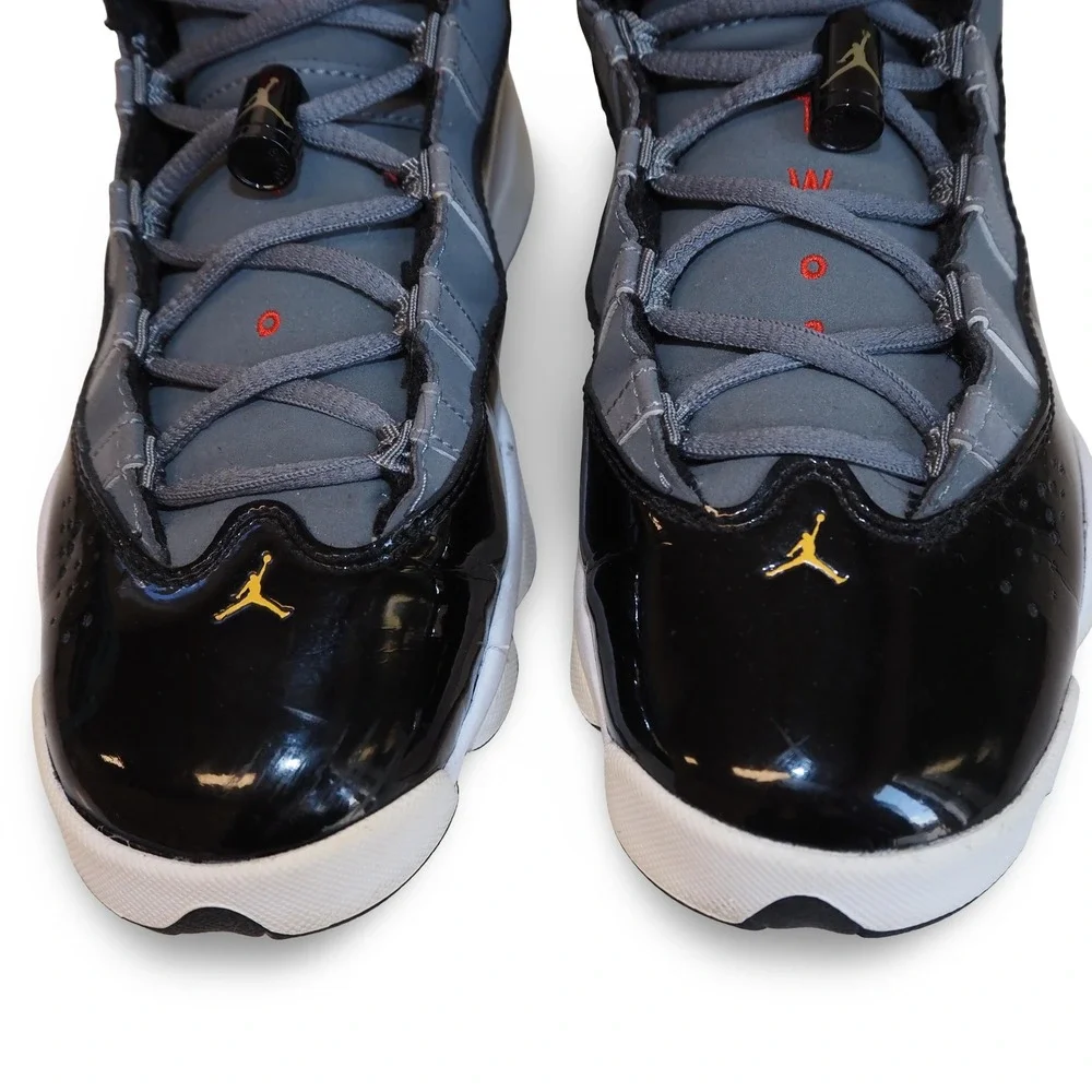 Air Jordan 6 Rings GS Light Graphite Youth 7 Womens 8.5 Basketball 323419-022